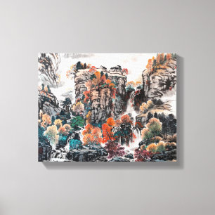 Der Charme des Herbstes, Chinesische Leinwandmaler Leinwanddruck