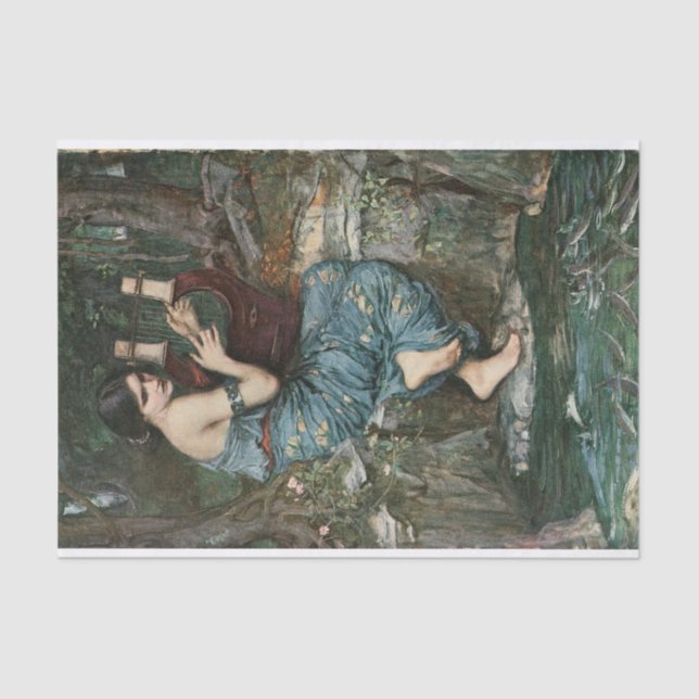 Der Charmer von John William Waterhouse Decoupage Seidenpapier (Vorderseite)