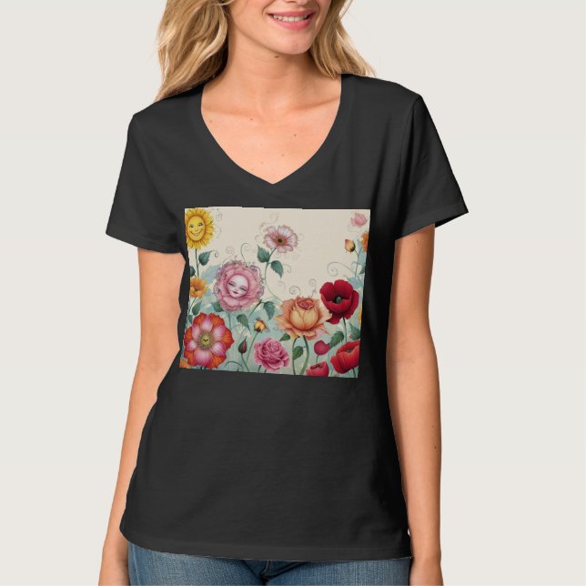 Der Chattering Garden T-Shirt (Vorderseite)