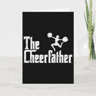Der Cheer Vater Lustiger Cheerleader Dad Vatertag Karte