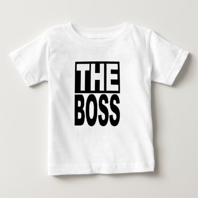 Der Chef-Baby-T - Shirt (Vorderseite)