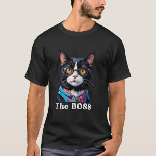 DER CHEF fanny Katze Mama Tees. Urlaubsstil für Ka T-Shirt