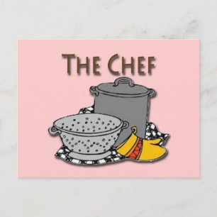 Der Chef Pots and Pans Postkarte