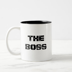 DER CHEF ZWEIFARBIGE TASSE