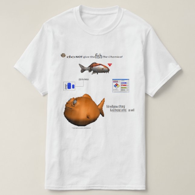 der chemische T - Shirt (Design vorne)