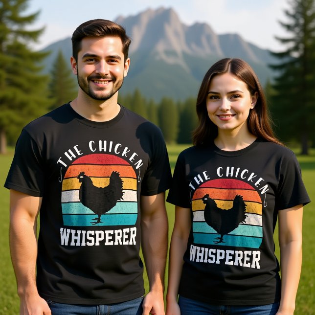 DER CHICKEN WHISPERN T-Shirt (Von Creator hochgeladen)