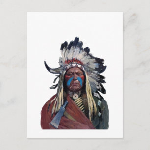 Der Chieftain Postkarte
