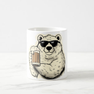 Der chillige Eisbär  Kaffeetasse