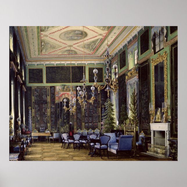 Der chinesische Saal im großen Palais Poster (Vorne)