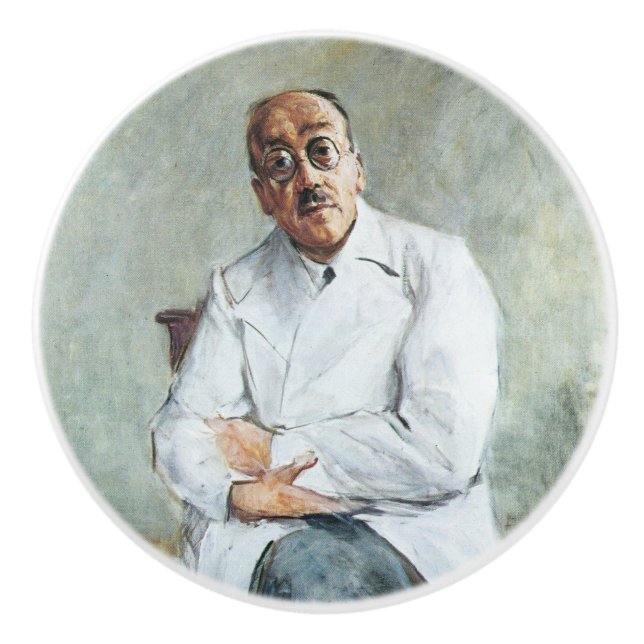 Der Chirurg (von Max Liebermann) Keramikknauf (Vorderseite)