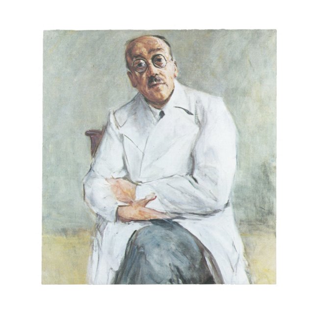 Der Chirurg (von Max Liebermann) Notizblock (Vorderseite)