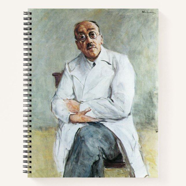 Der Chirurg (von Max Liebermann) Notizbuch (Vorderseite)