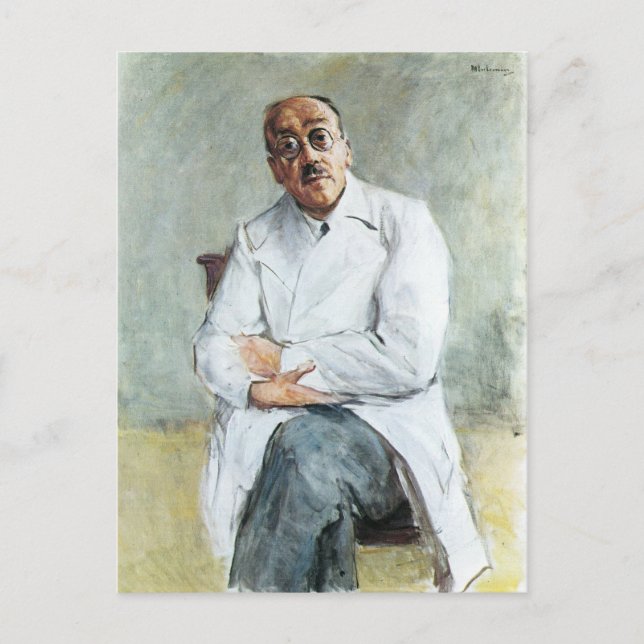 Der Chirurg (von Max Liebermann) Postkarte (Vorderseite)