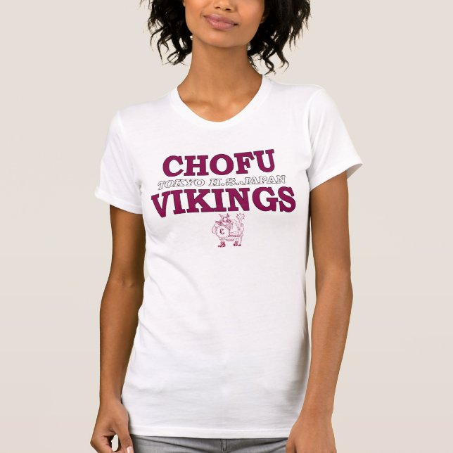 Der Chofu der Frau Highschool Japan Wikinger T-Shirt (Vorderseite)