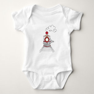 Der Choo-Choo Zug des Leben-Baby-T-Shirts Baby Strampler