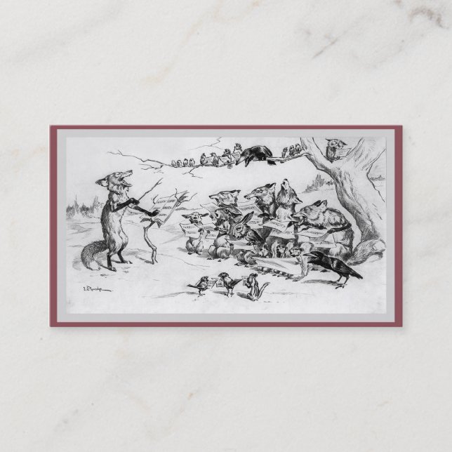 Der Chor - doppelseitig Visitenkarte (Vorderseite)