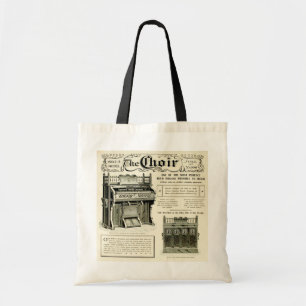 Der Chor ~ Vintage Reed-Orgel-Werbung Tragetasche
