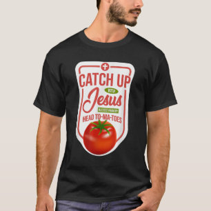 Der christliche Glaube Ketchup holt sich mit Jesus T-Shirt