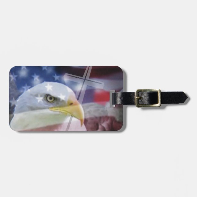 Der christliche Patriot Gepäckanhänger (Vorderseite horizontal)