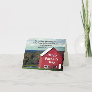 Der christliche Vatertag Lord Segen You Bible Vers Karte