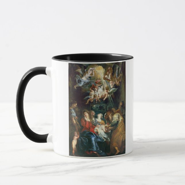 Der Circumcision, c.1605 (Öl auf Leinwand) Tasse (Links)