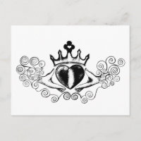 Der Claddagh (schwarz)