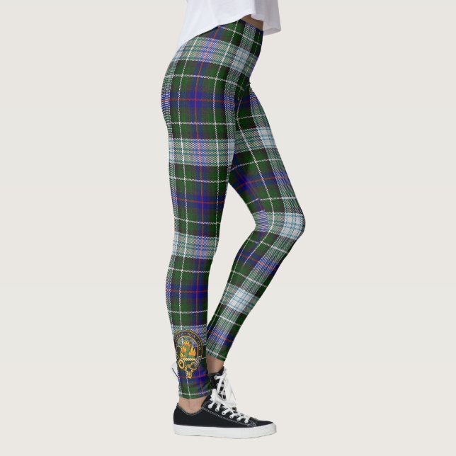 Der Clan-Mackenzie-KleiderTartan - mit Leggings (Rechts)