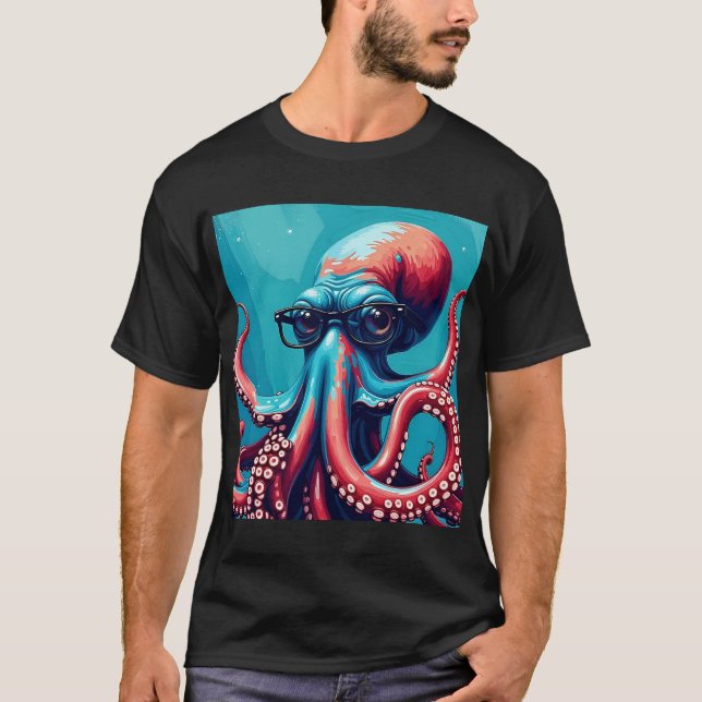Der clevere Oktopus T-Shirt (Vorderseite)