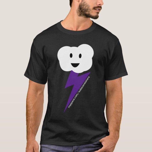Der Cloud&Lightning der Männer T-Shirt! T-Shirt (Vorderseite)