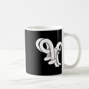 Der Clown Geist Twisty Blackwork  Kaffeetasse