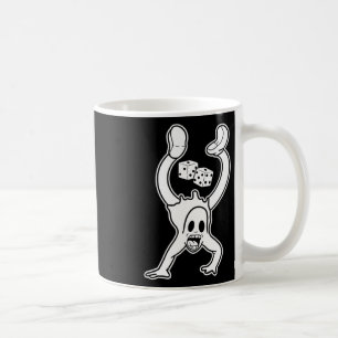 Der Clown Ghost Lucky Dice Handstand Gothic Cartoo Kaffeetasse