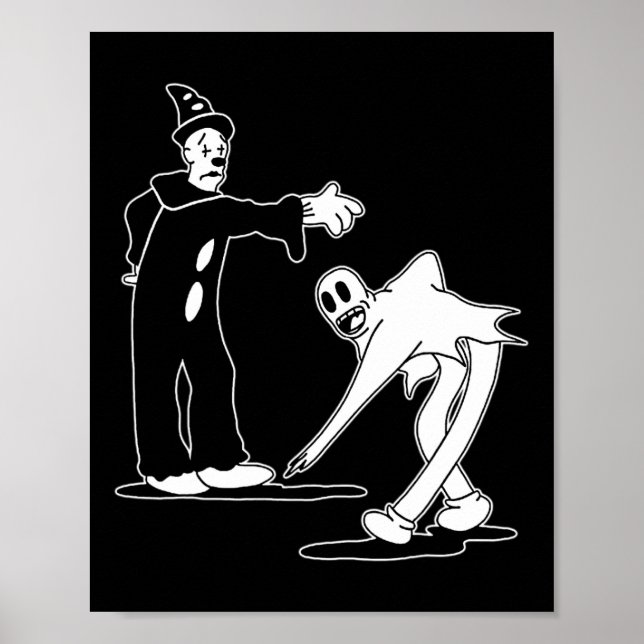 Der Clown Ghost Magic Tanz Poster (Vorne)