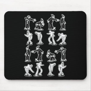 Der Clown Ghost spotterte zwei Stufen Tanz Mousepad