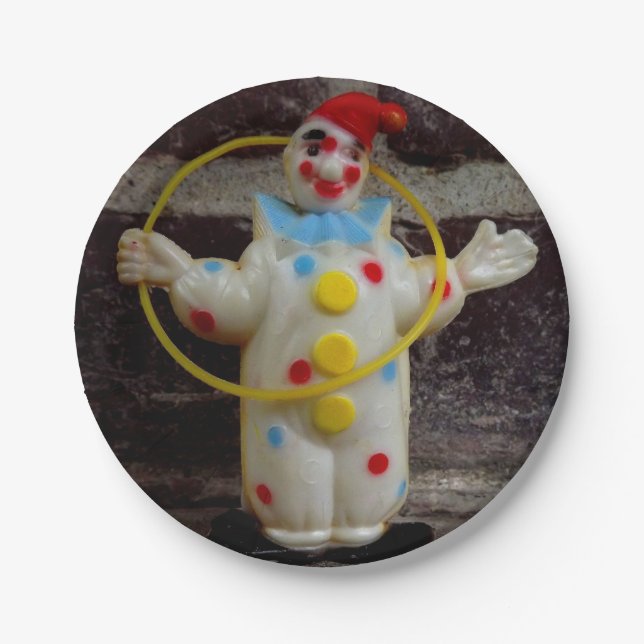 Der Clown Pappteller (Vorderseite)