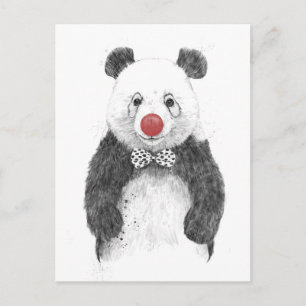 Der Clown Postkarte