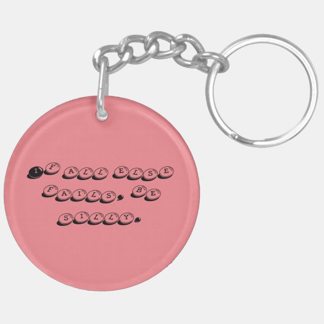 Der Clown-Schlüsselanhänger Schlüsselanhänger (Rückseite rechts)