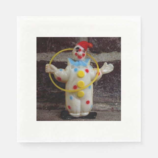 Der Clown Serviette (Vorderseite)