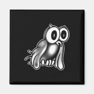 Der Clown X Owl Ghost X Vintager Cartoon Magnet