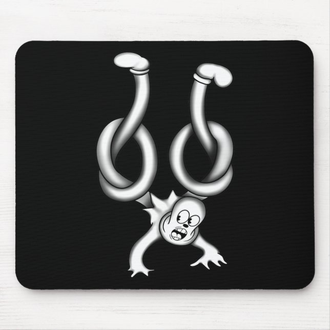 Der Clowngeister hat sich verdreht Mousepad (Vorne)