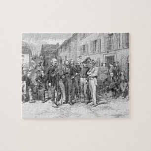 Der Clubraum von Zermatt im Jahre 1864, "vom Puzzle