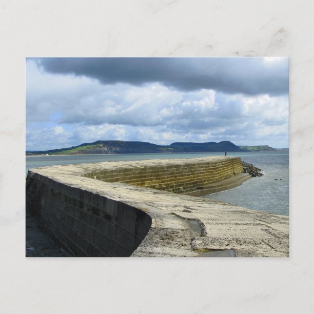 Der Cobb, Lyme Regis Postkarte (Vorderseite)