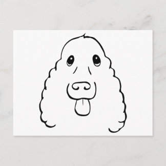 Der Cocker Spaniel Postkarte