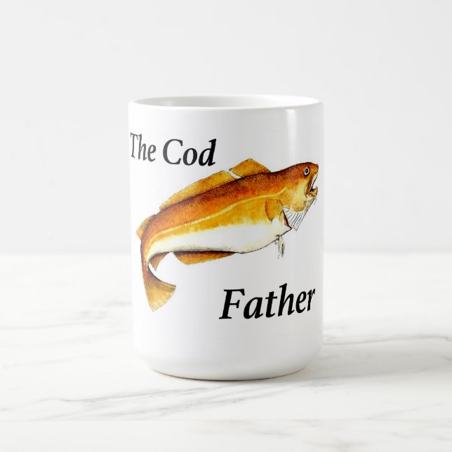 Der Cod-Vater ideale Angler. Kaffeetasse (Mittel)