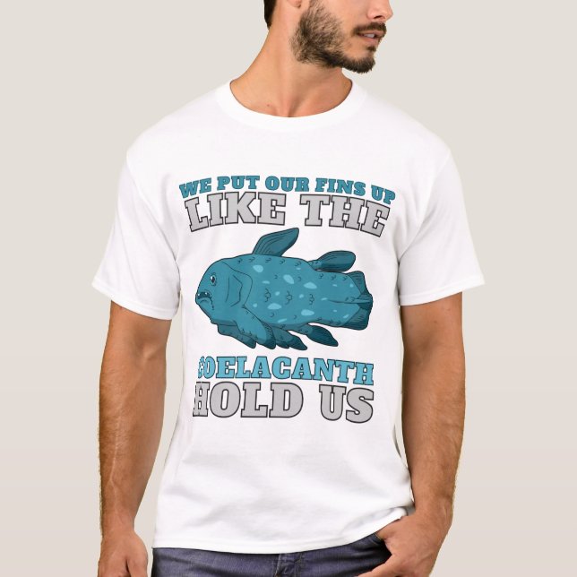 Der Coelacanth halten uns T-Shirt (Vorderseite)