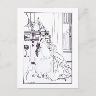 Der Coiffing, aus dem Gedicht "Die Ballade eines B Postkarte