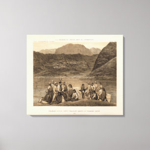 Der Colorado-Party, Diamant-Nebenfluss Leinwanddruck