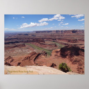 Der Colorado River vom Staat Park Horse Point Poster