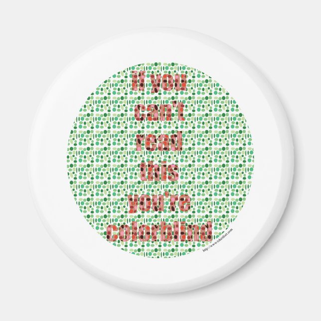 Der Colorblind-Test Magnet (Vorne)