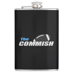 Der Commissions Flask Fantasy Football Flachmann