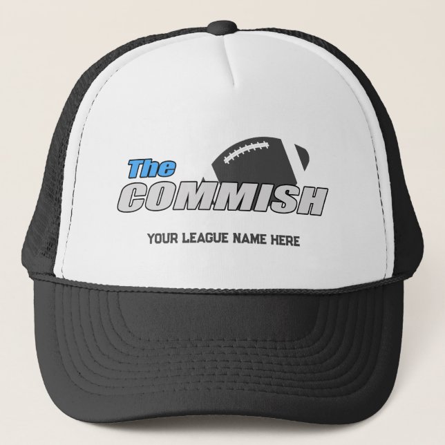 Der Commissions-Trucker hat einen benutzerdefinier Truckerkappe (Vorderseite)